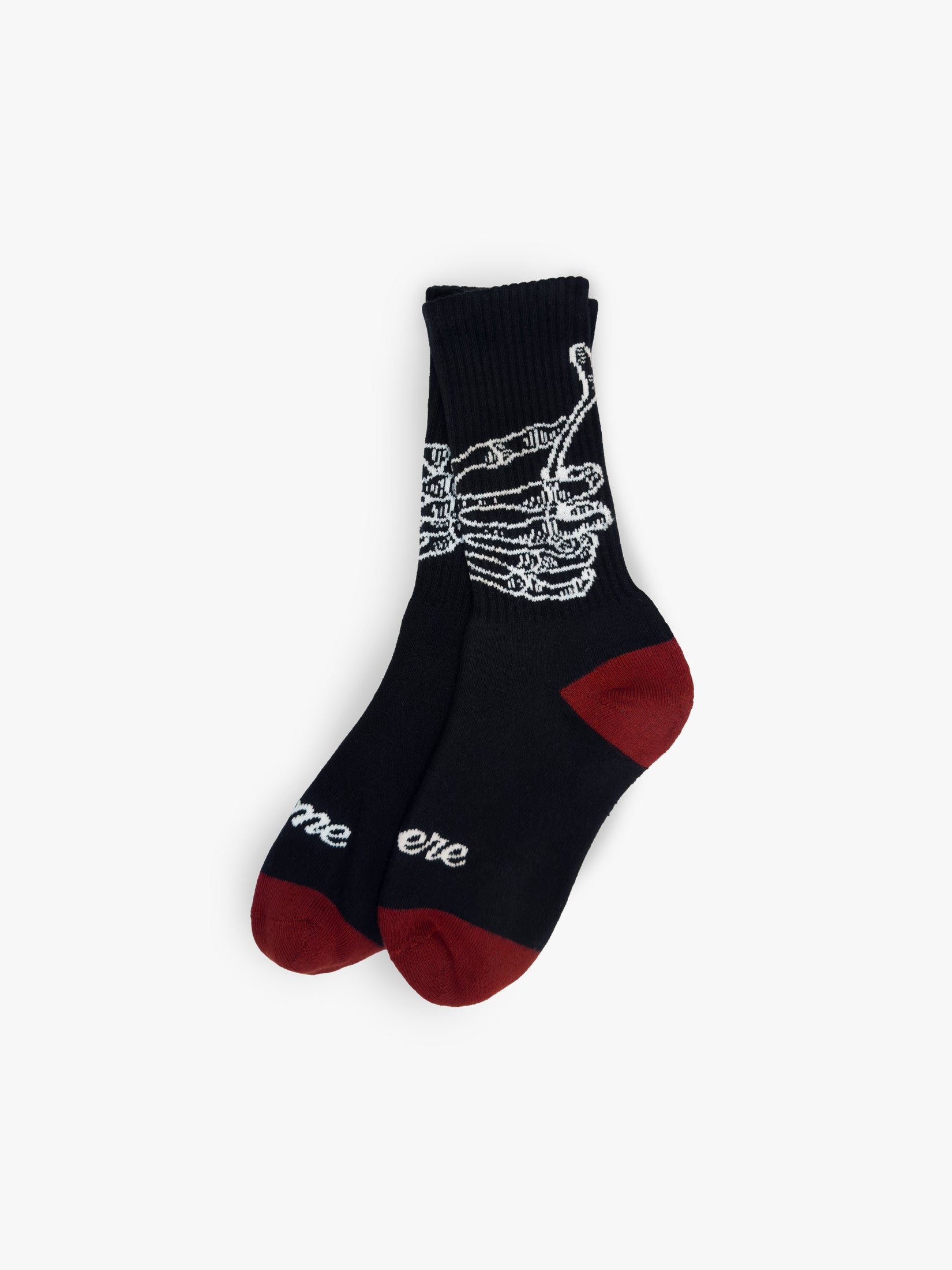 These Hands Crew Socks in Black