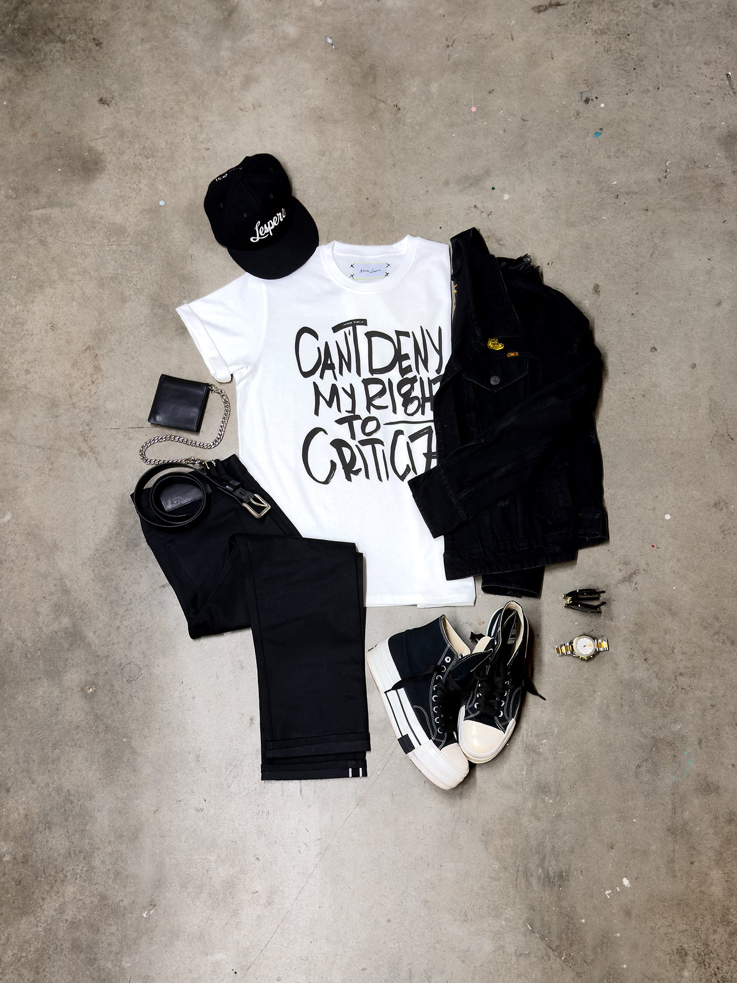 Can't Deny T Shirt in White