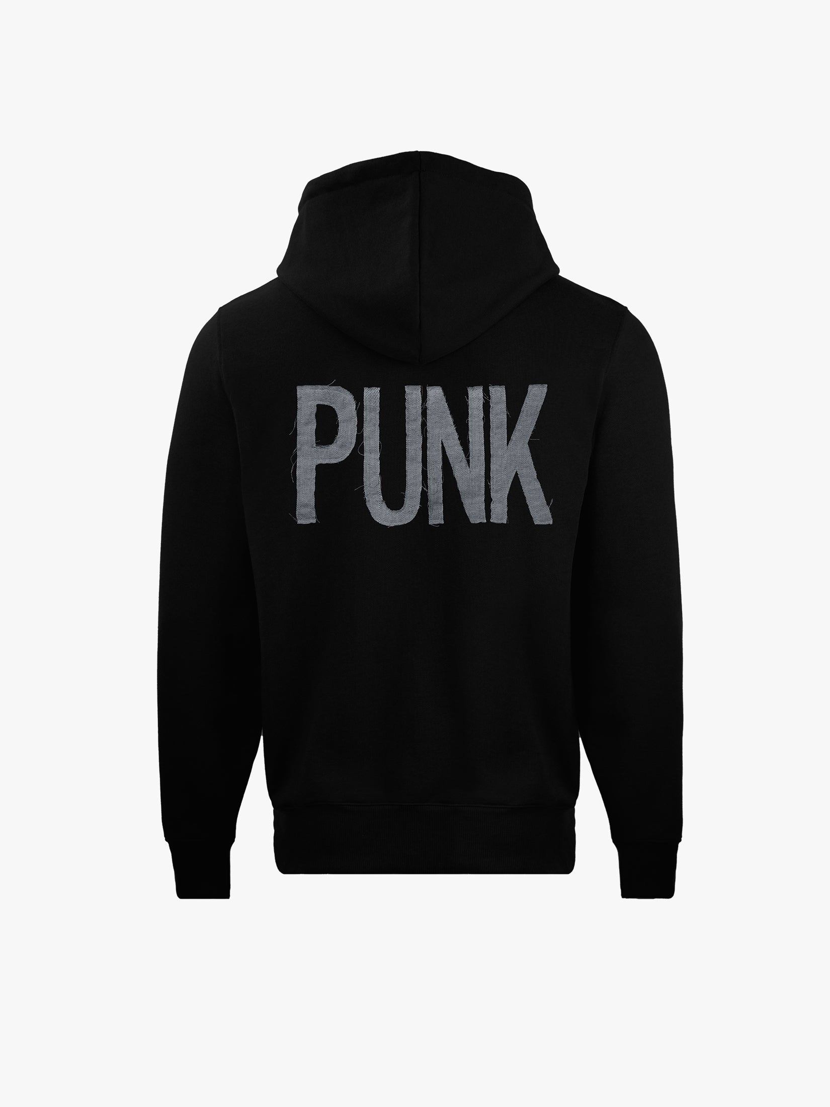 Punk Selvedge Hoodie in Black
