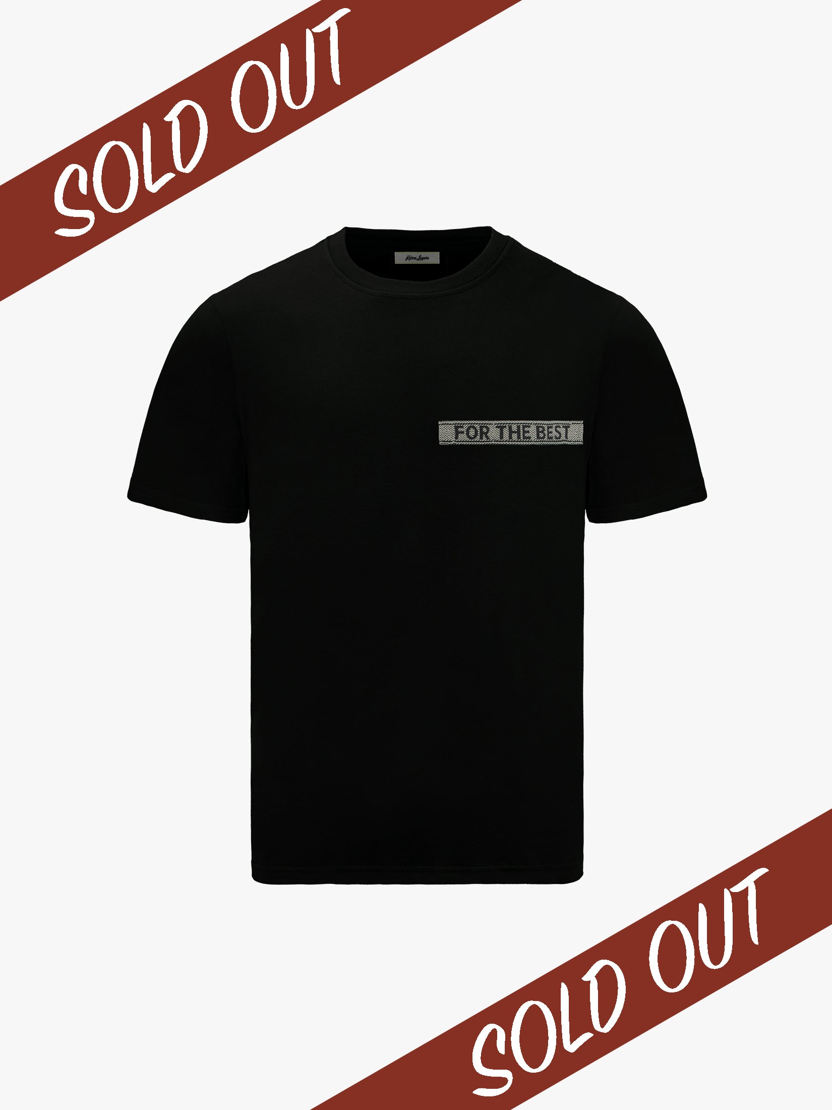Tape T Shirt in Black