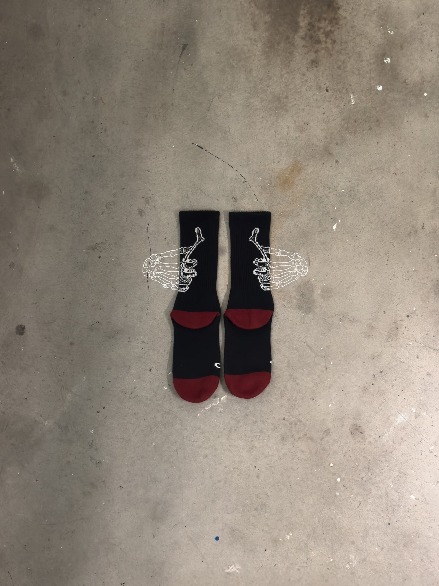 These Hands Crew Socks in Black