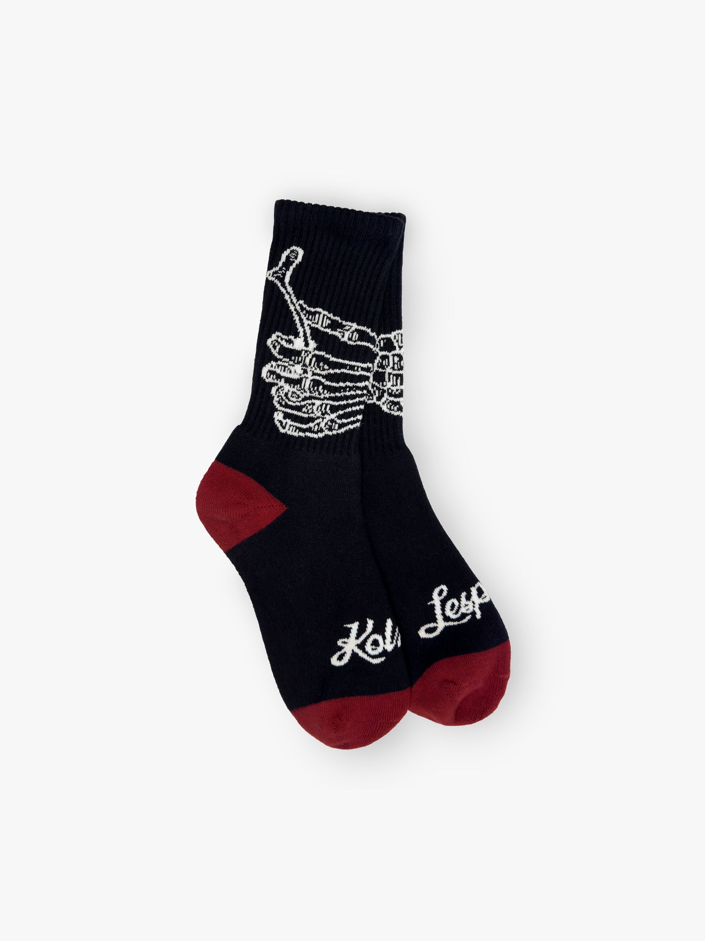 These Hands Crew Socks in Black