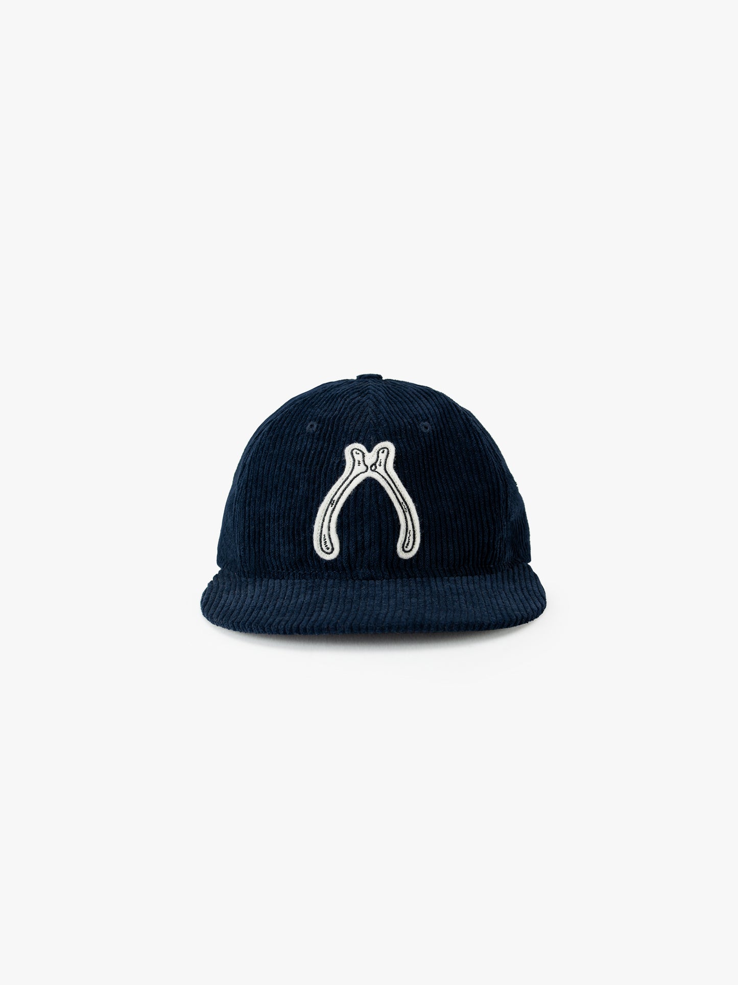 Double Wishbone Baseball Cap in Corduroy