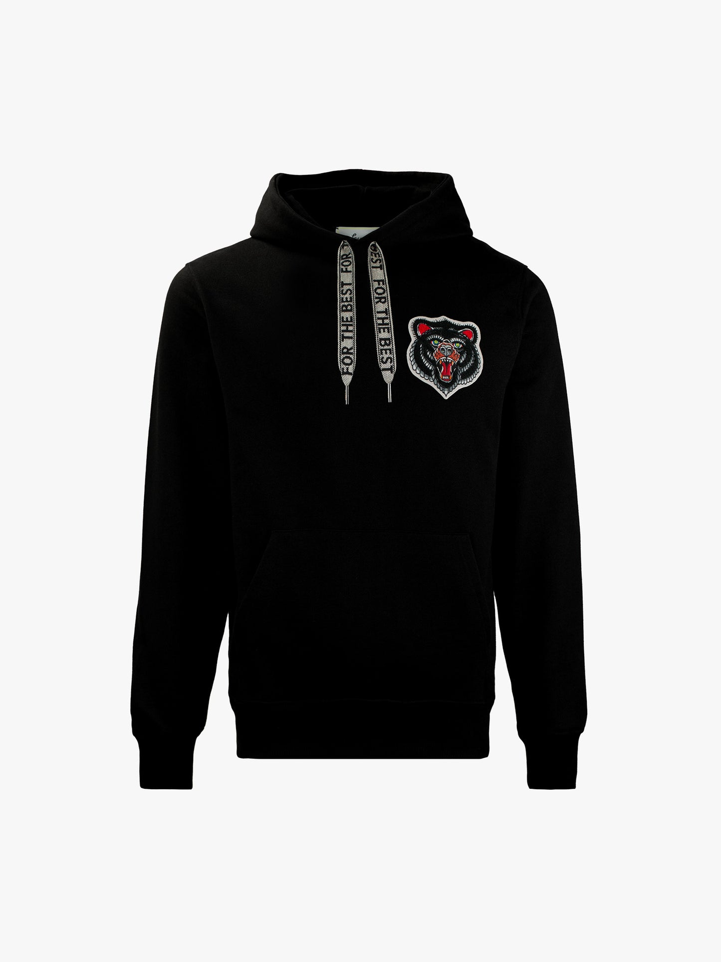 Varsity Hoodie in Black